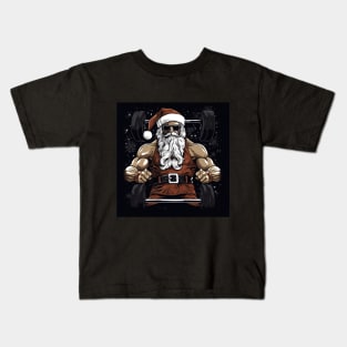 Badass Santa Claus from Gym Kids T-Shirt